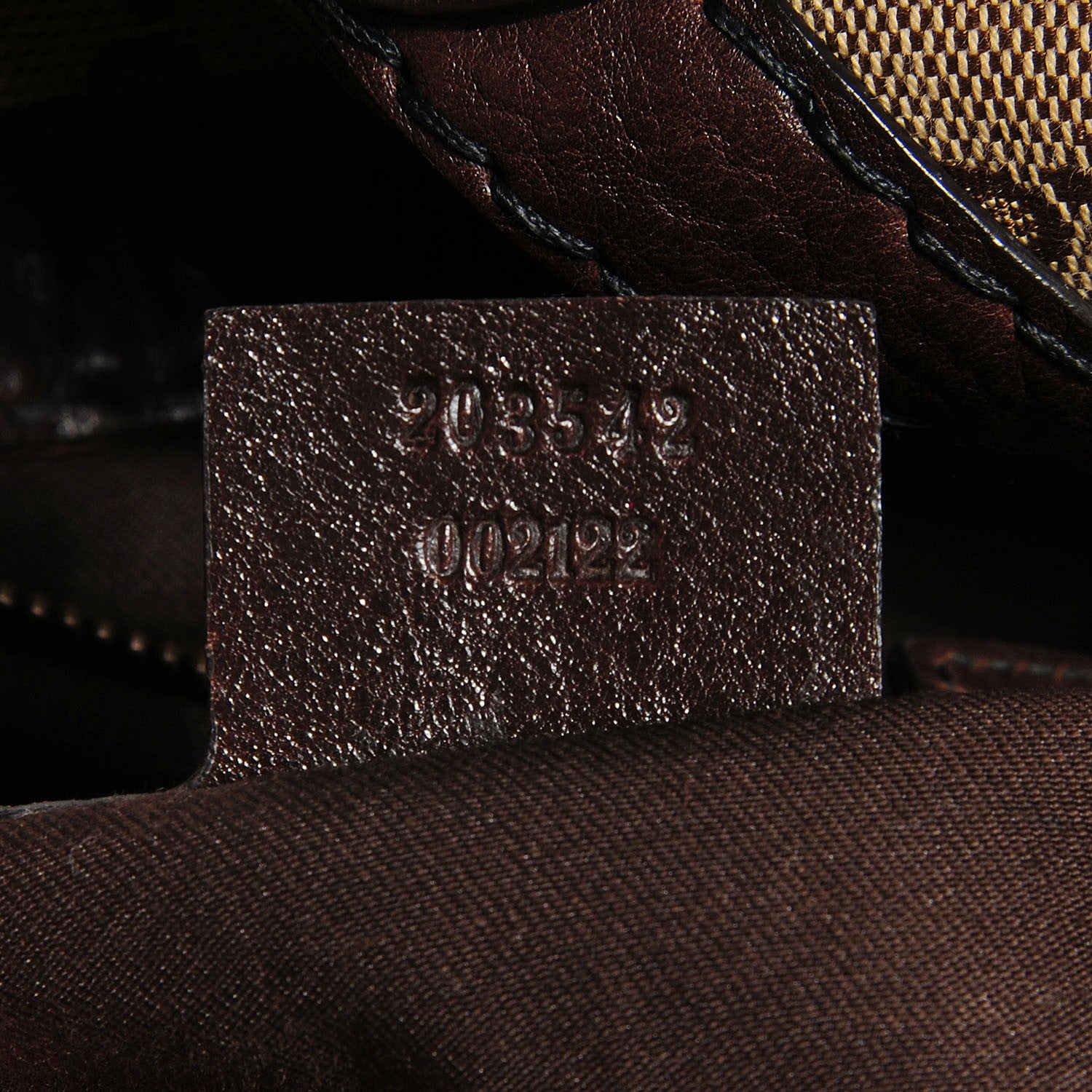 Gucci Monogram Large Jockey Hobo Brown 7 of 9