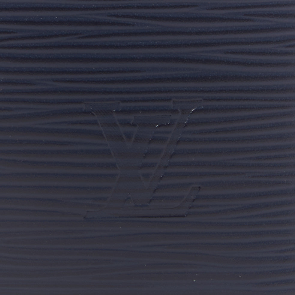 Epi Damier Graphite Pochette Voyage MM Navy Blue Grey