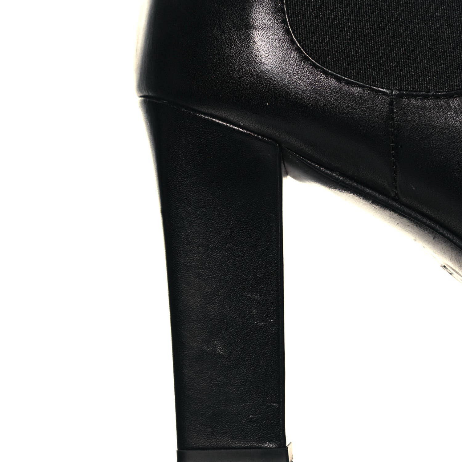 Chanel Calfskin CC Turnlock Ankle Boots 40.5 Black 10 of 13
