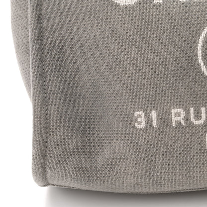 Chanel Canvas Small Deauville Tote Grey 13 of 13