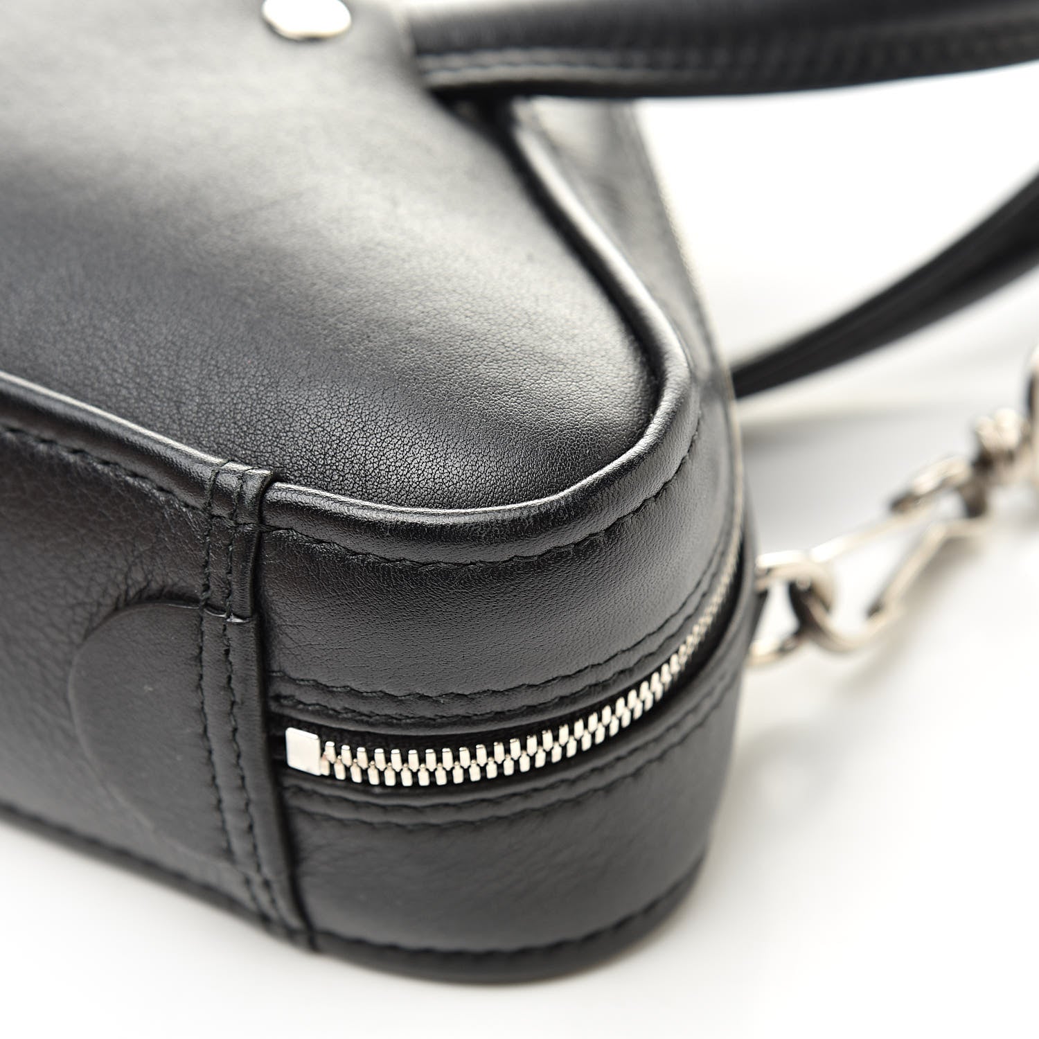 Balenciaga Calfskin XS Triangle Duffle Black 10 of 12