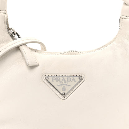 Prada Nappa Soft Padded Mini Bag White 7 of 13