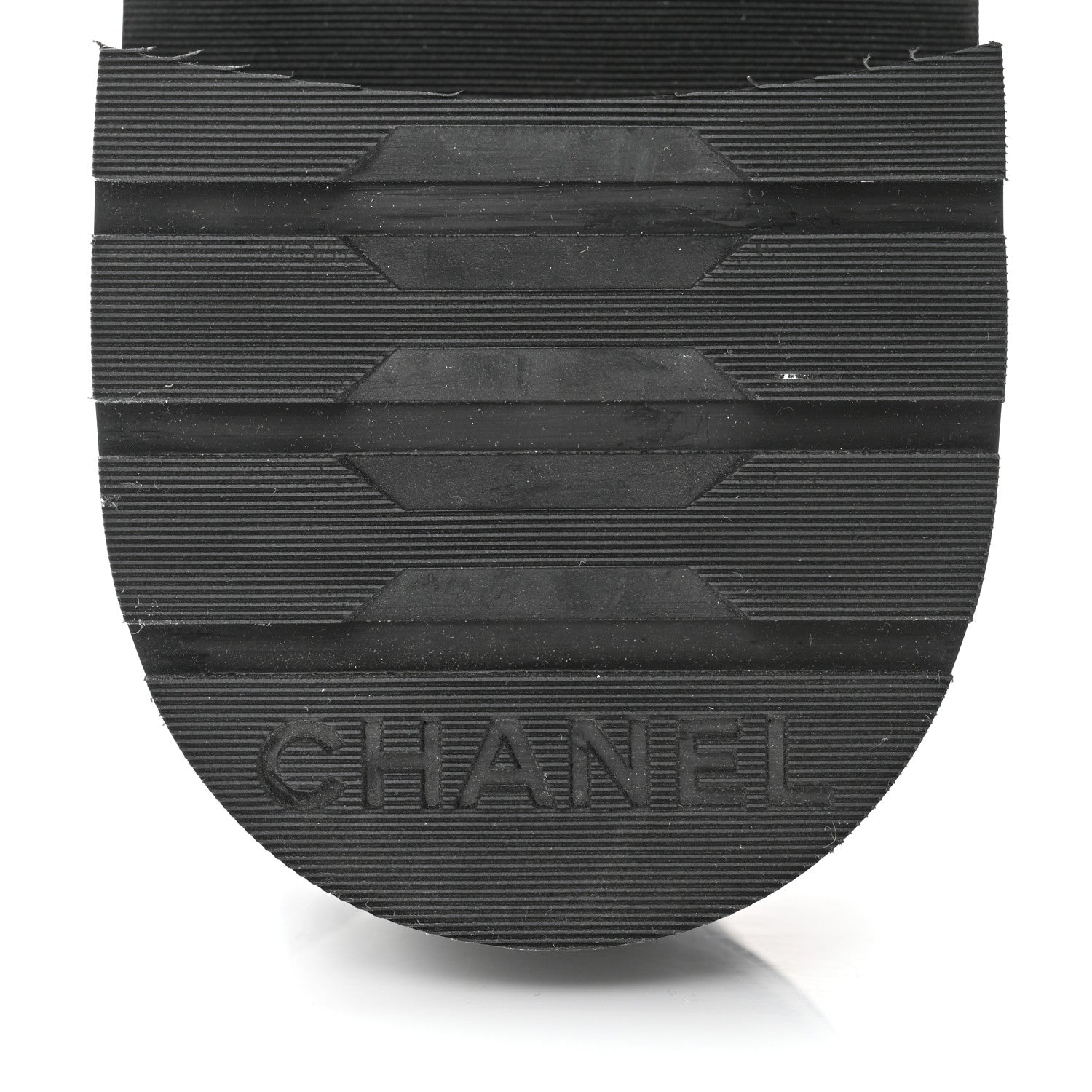 Chanel Shiny Lambskin Quilted Lace Up Combat Boots 38 Black 6 of 10