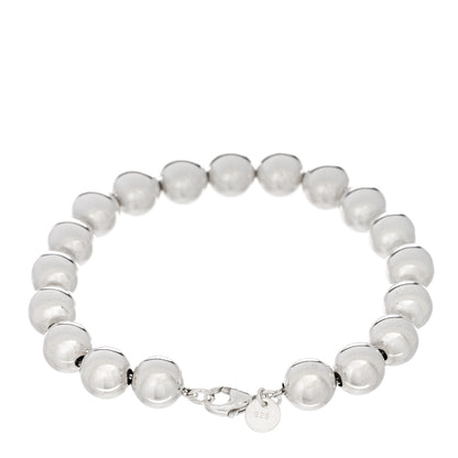 Tiffany Sterling Silver 10mm Hardwear Ball Bracelet 2 of 3