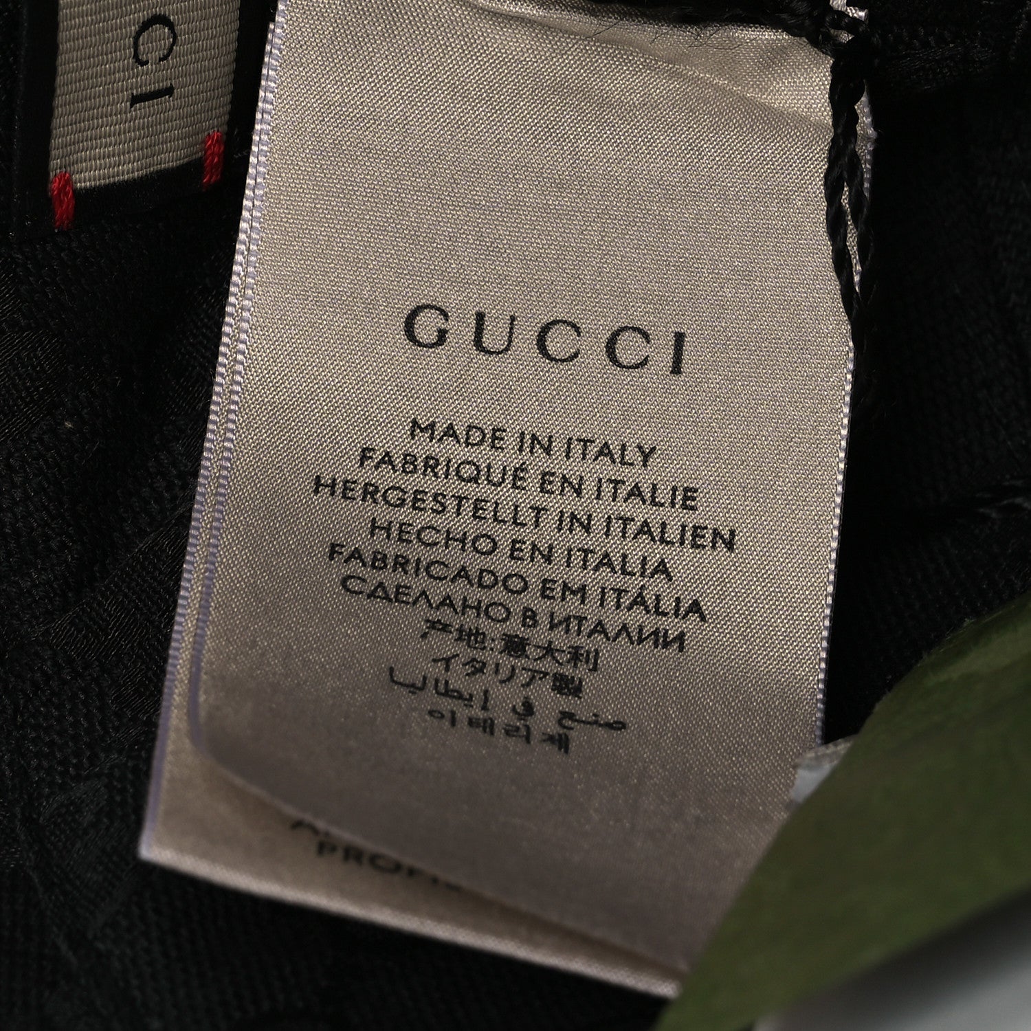 Gucci Wool Nylon GG Monogram Reversible Bucket Hat L Black Grey 14 of 18