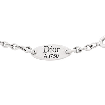 Christian Dior 18K White Gold Pave Diamond Rose Des Vents Bracelet 4 of 6