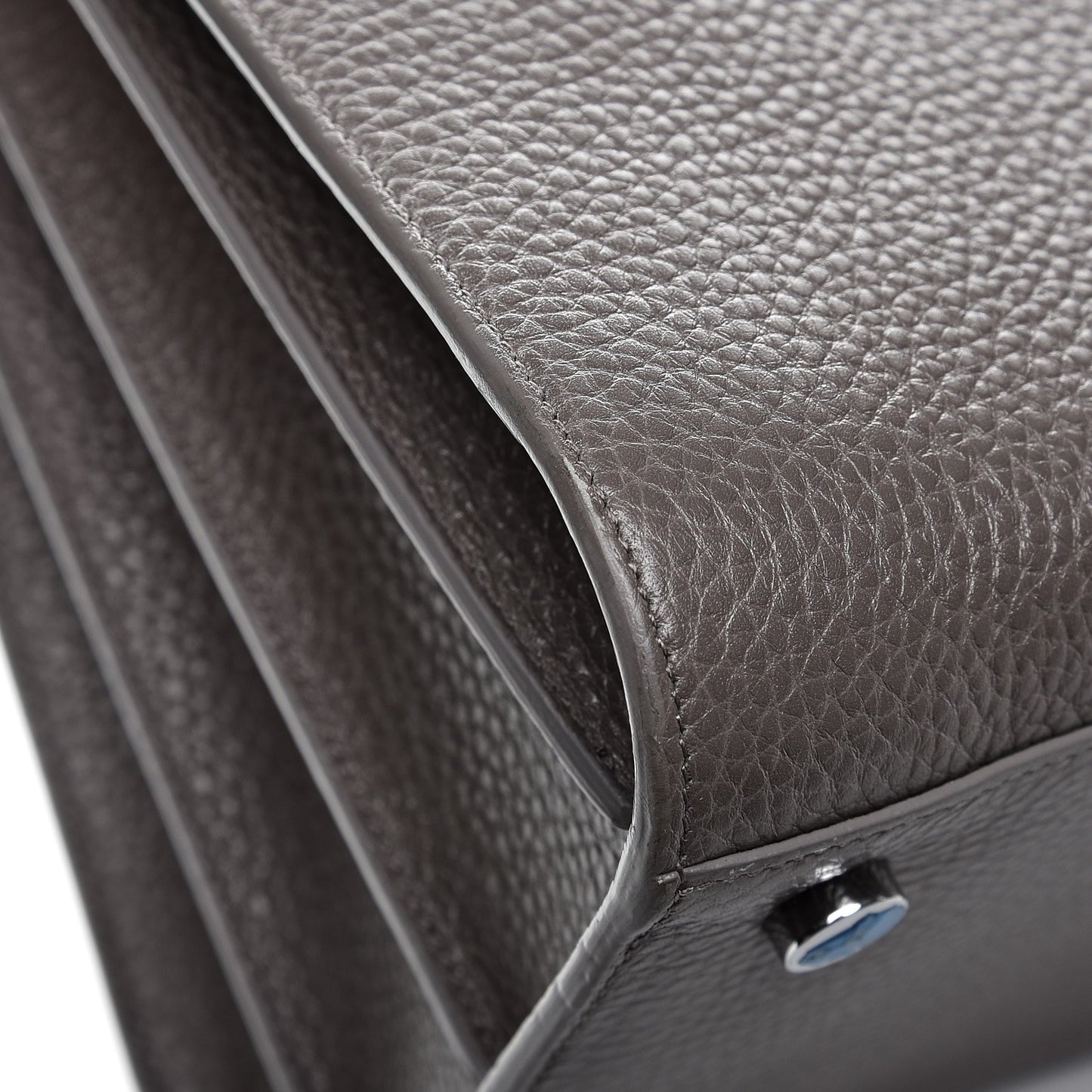 Grained Calfskin Large Sac de Jour Carryall Earth