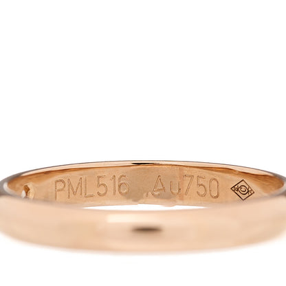 Cartier 18K Pink Gold Diamond 2.6mm 1895 Wedding Band Ring 48 4.5 6 of 6