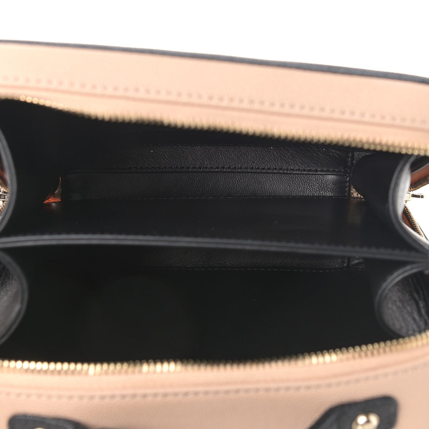 Caviar Quilted Medium CC Filigree Vanity Case Beige Black