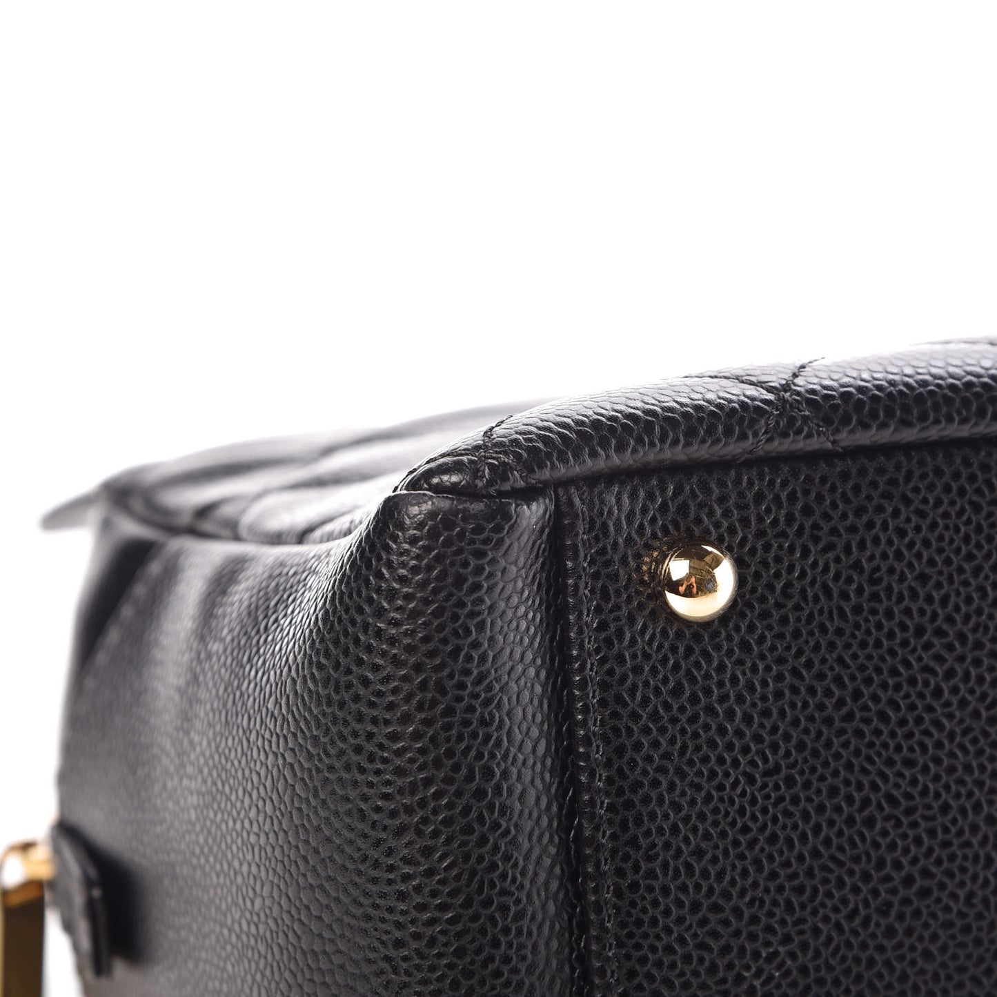 Caviar Quilted Petit Timeless Tote PTT Black