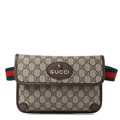 Gucci GG Supreme Monogram Neo Vintage Web Belt Bag Brown 1 of 12