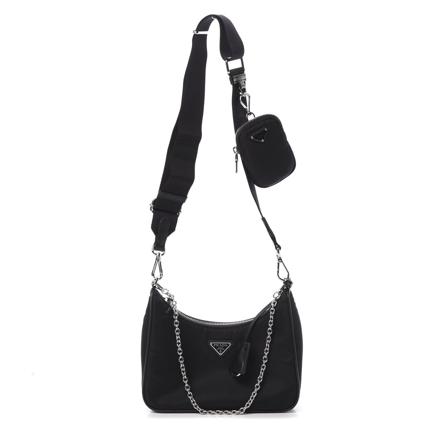 Nylon Re-Edition 2005 Shoulder Bag Black