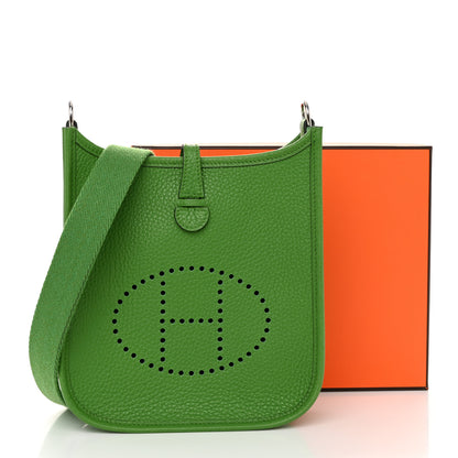 Hermes Taurillon Maurice Evelyne TPM Vert Yucca 10 of 10