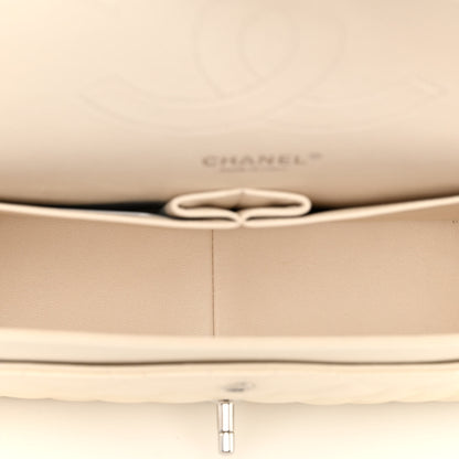 Chanel Caviar Quilted Jumbo Double Flap White 5 of 14