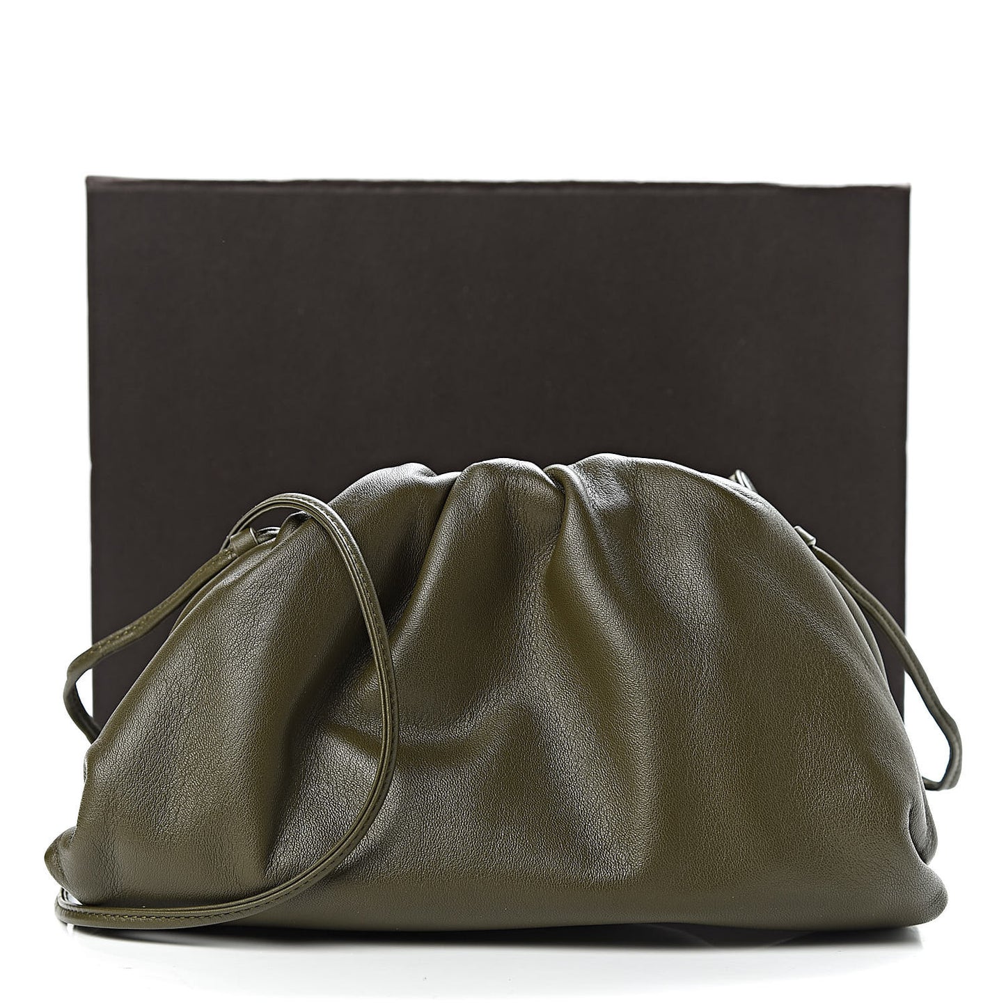 Butter Calfskin The Mini Pouch Kaki Fondente