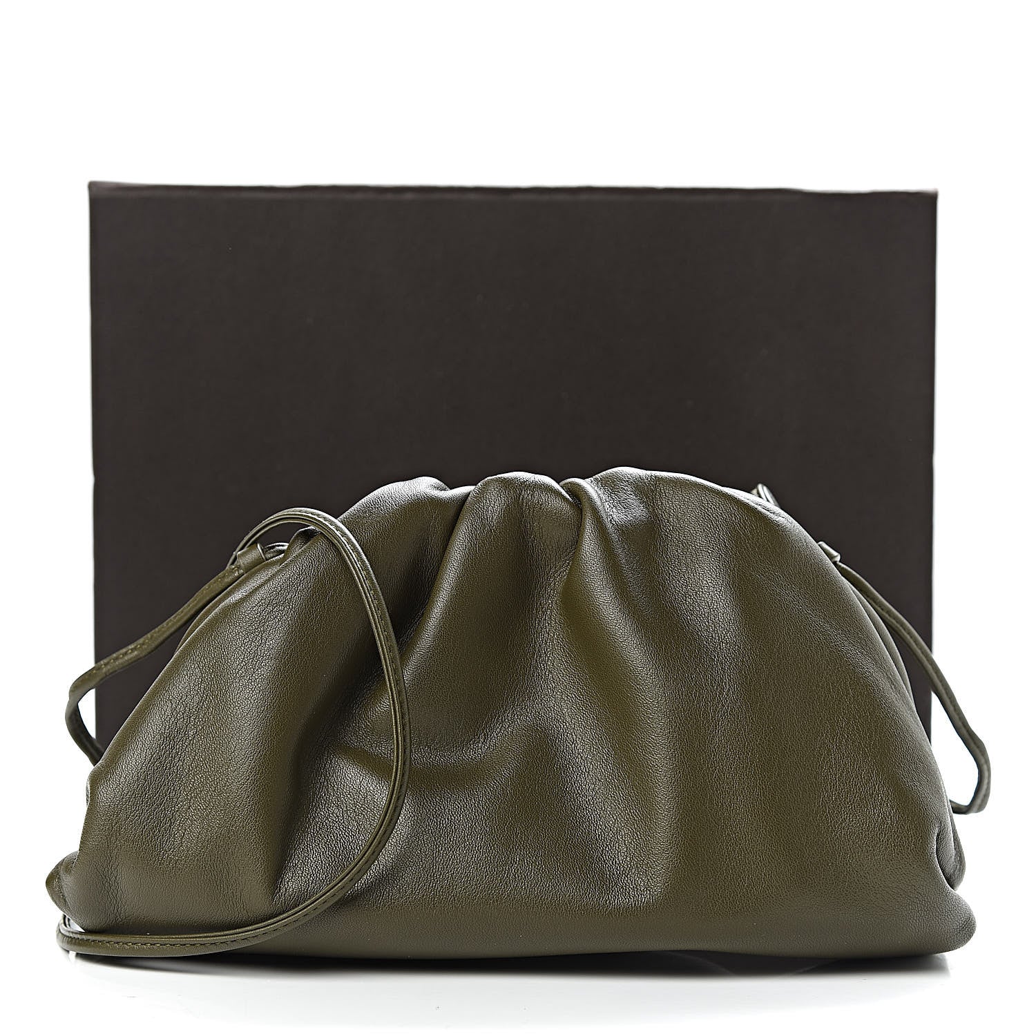 Bottega Veneta Butter Calfskin The Mini Pouch Kaki Fondente 11 of 11