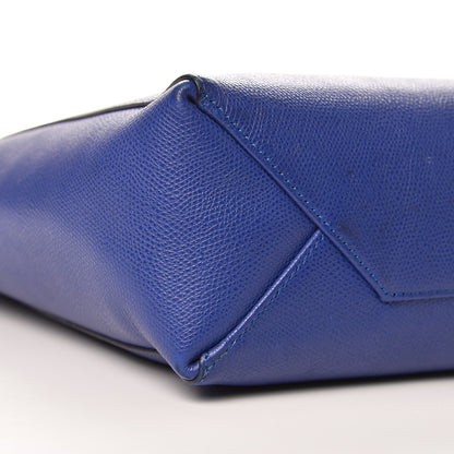 Celine Grained Calfskin Small Vertical Cabas Indigo 10 of 11