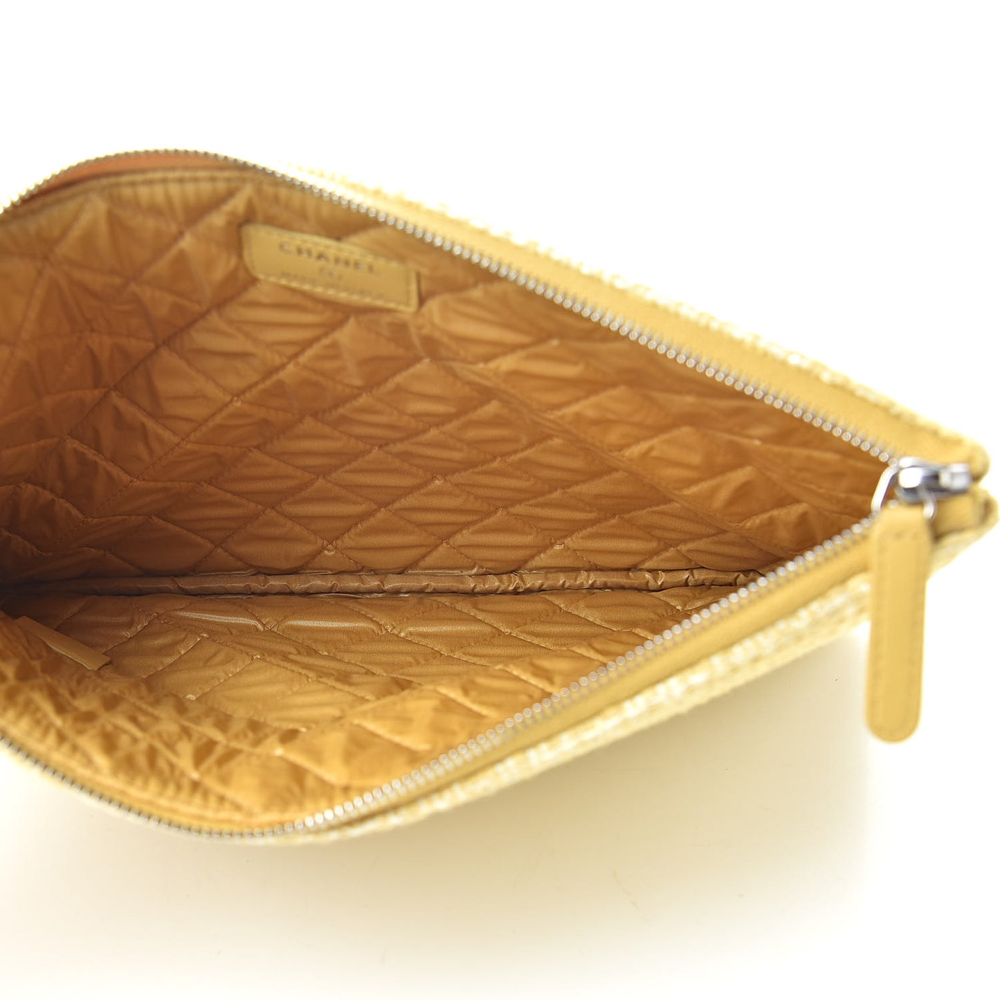Canvas Medium Deauville Pouch Yellow