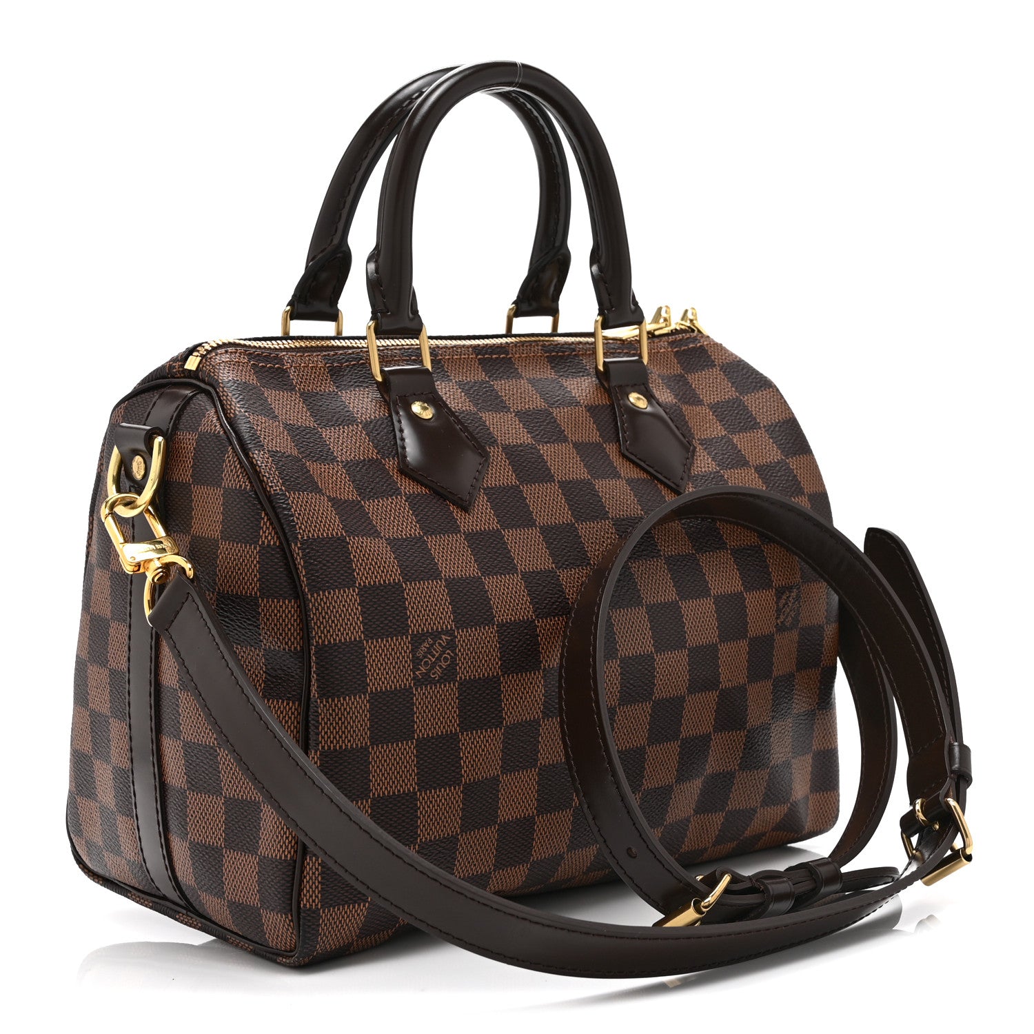 Louis Vuitton Damier Ebene Speedy Bandouliere 25 3 of 10