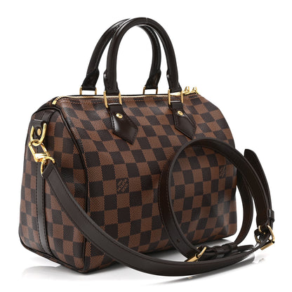 Louis Vuitton Damier Ebene Speedy Bandouliere 25 3 of 10
