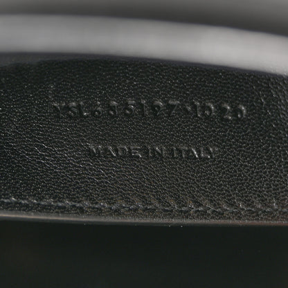 Saint Laurent Calfskin Reverse Satchel Black 7 of 13