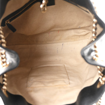 Gucci Pebbled Calfskin Medium Soho Chain Shoulder Bag Black 5 of 11