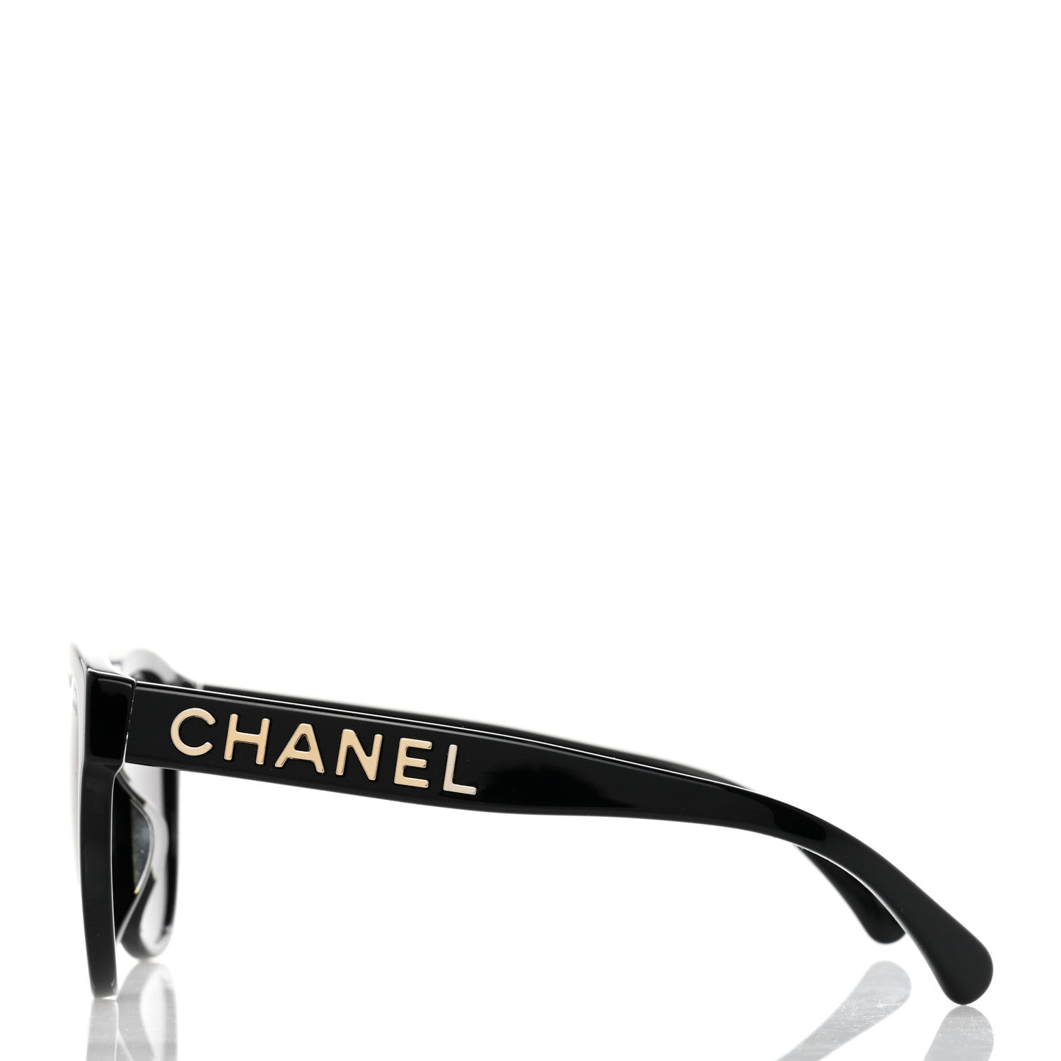 Chanel Acetate Pantos Logo Sunglasses 5458-A Black 3 of 9