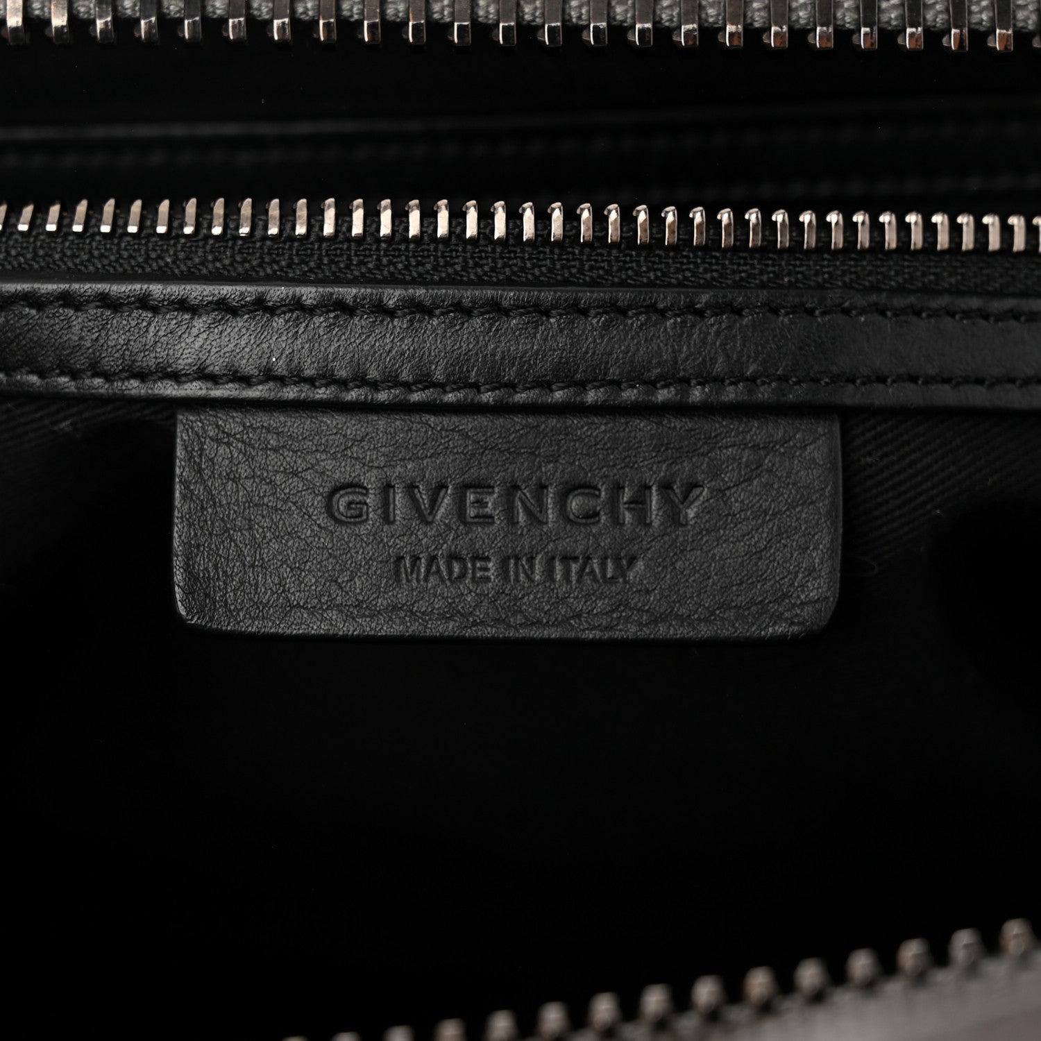 Givenchy Calfskin Crocodile Embossed 3D Stud Medium Antigona Storm Grey 6 of 10