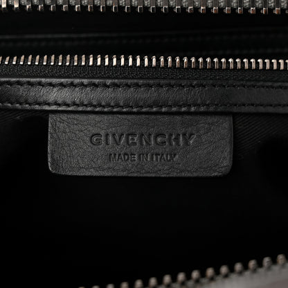 Givenchy Calfskin Crocodile Embossed 3D Stud Medium Antigona Storm Grey 6 of 10