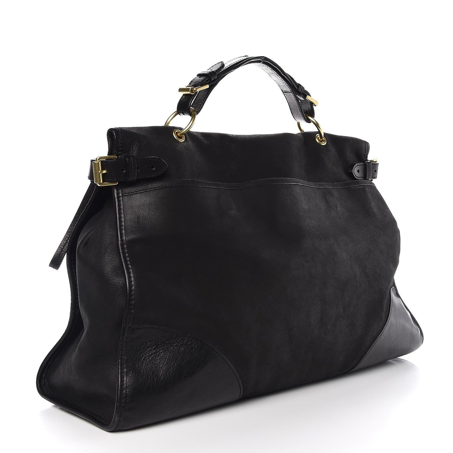 Mulberry Calfskin Taylor Satchel Black 3 of 14