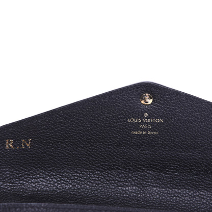 Louis Vuitton Empreinte Sarah Wallet NM Black 6 of 7