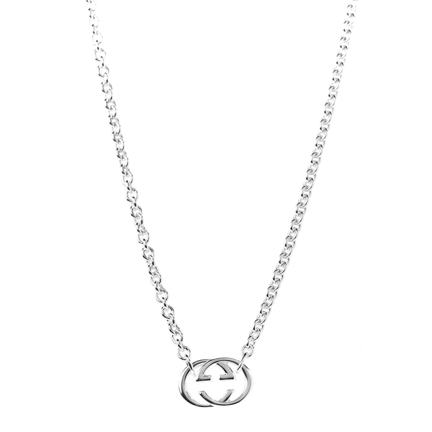 Gucci Sterling Silver Britt Necklace 1 of 5