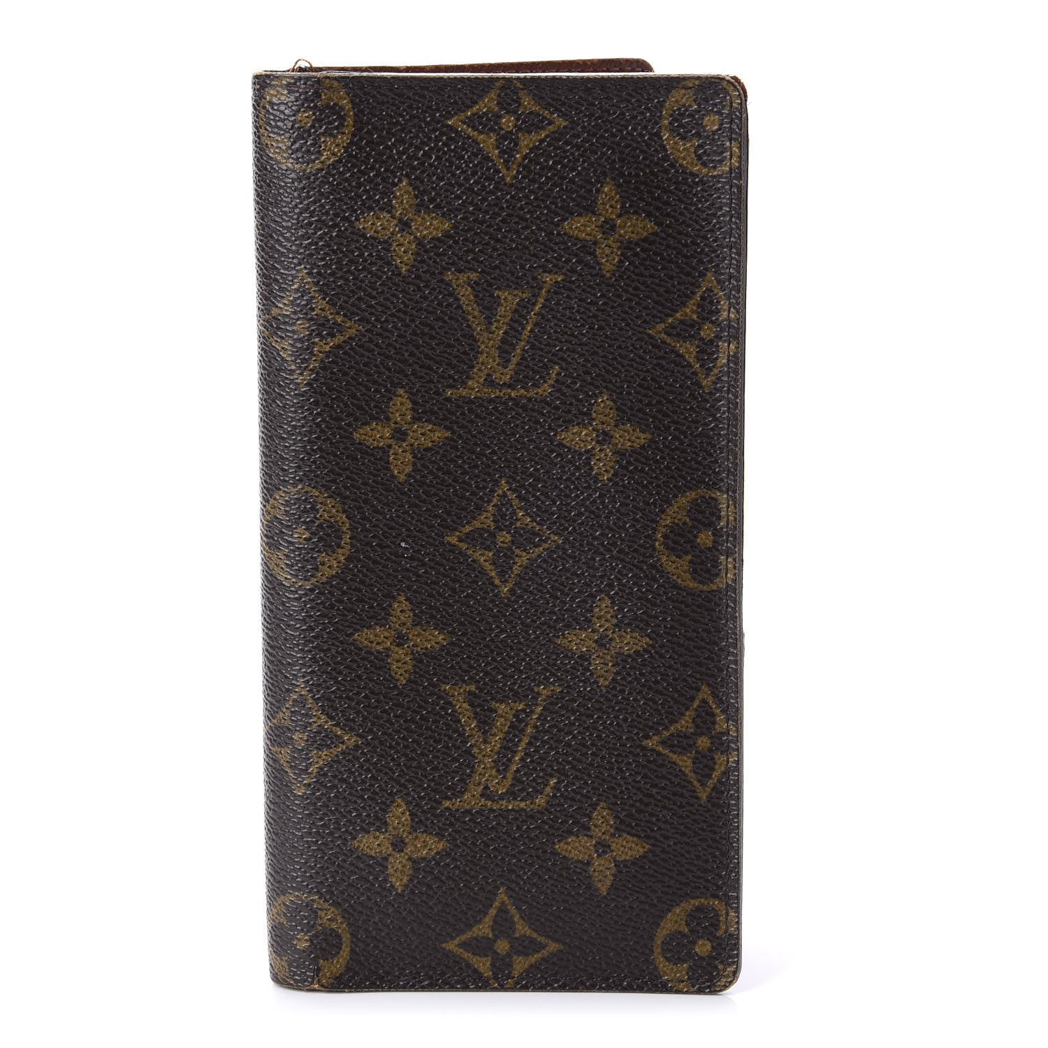 Louis Vuitton Monogram Porte Valeurs Checkbook Wallet 1 of 11