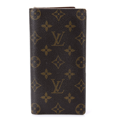 Louis Vuitton Monogram Porte Valeurs Checkbook Wallet 1 of 11