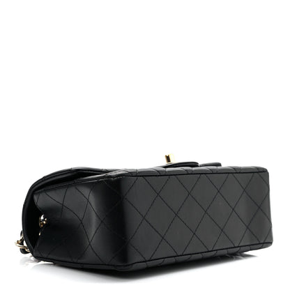 Chanel Lambskin Quilted Mini Rectangular Flap Black 4 of 9