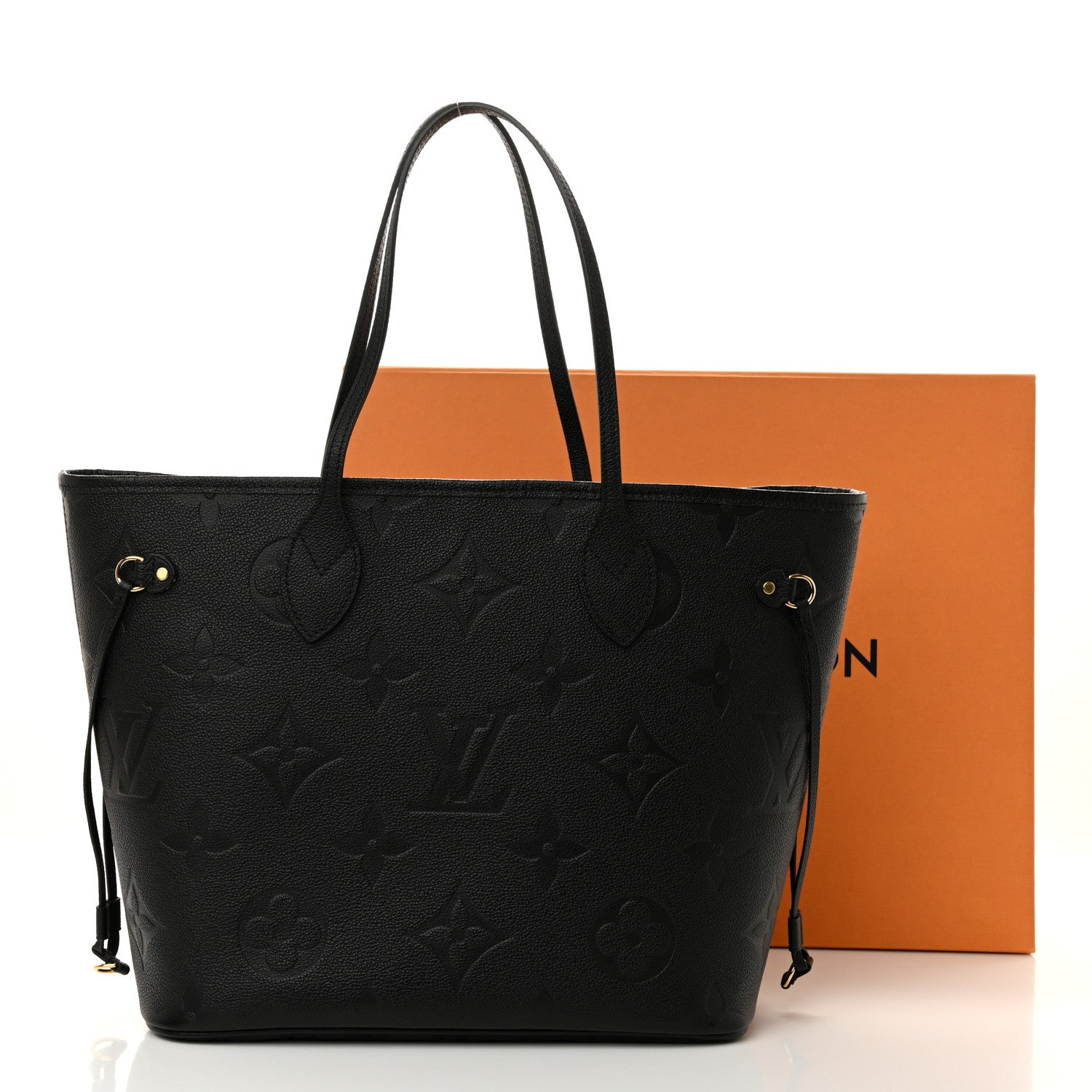 Louis Vuitton Empreinte Monogram Giant Neverfull MM Black 11 of 11
