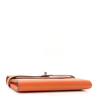 Hermes Epsom Kelly Longue Wallet Orange 4 of 10
