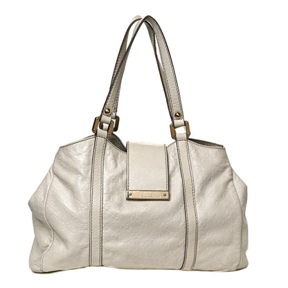 Gucci Guccissima New Ladies Web Tote Off White 1 of 11