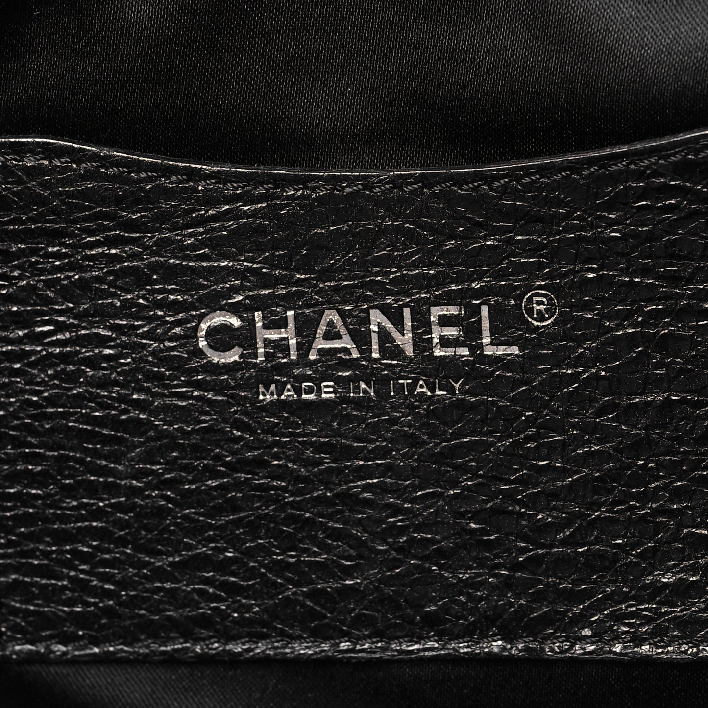 Glazed Calfskin Large On The Road Tote Black
