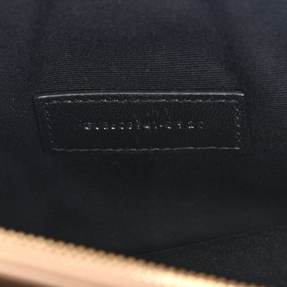 Saint Laurent SAINT LAURENT Grained Lambskin Quilted Mini Becky Double Zip Bag Natural Tan 9 of 14