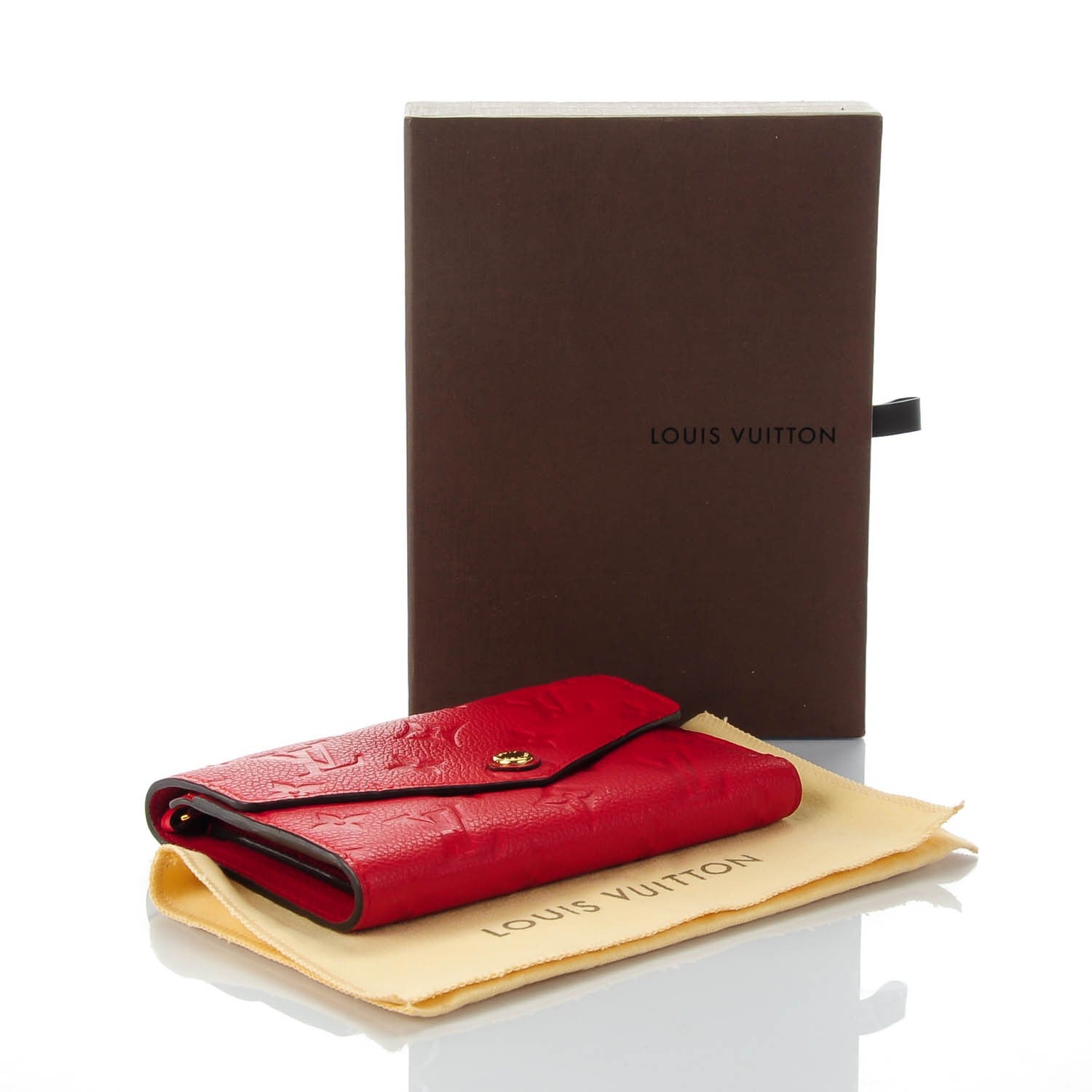 Louis Vuitton Empreinte Compact Curieuse Wallet Cherry 4 of 7