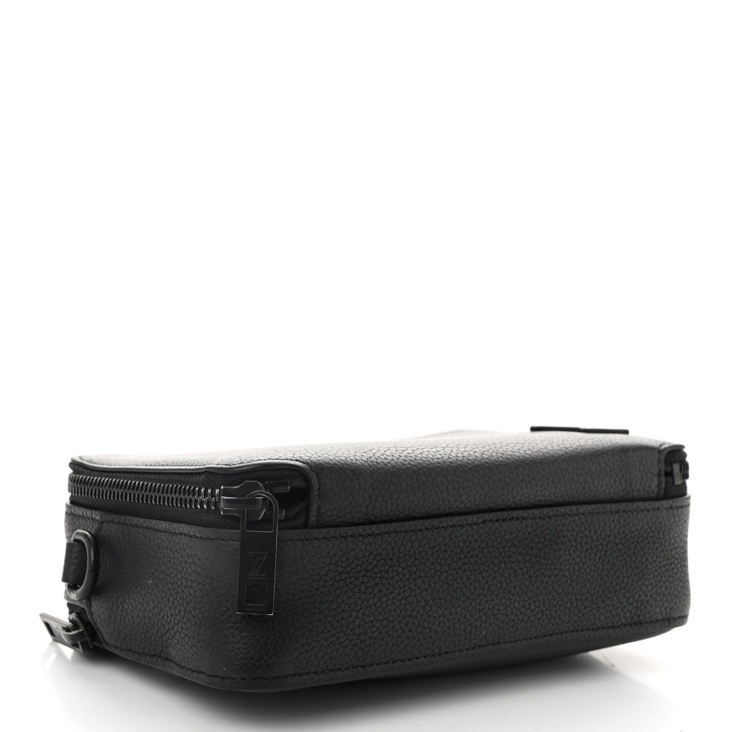 Calfskin Aerogram Alpha Wearable Wallet Black