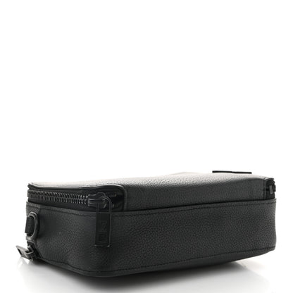 Louis Vuitton Calfskin Aerogram Alpha Wearable Wallet Black 4 of 10