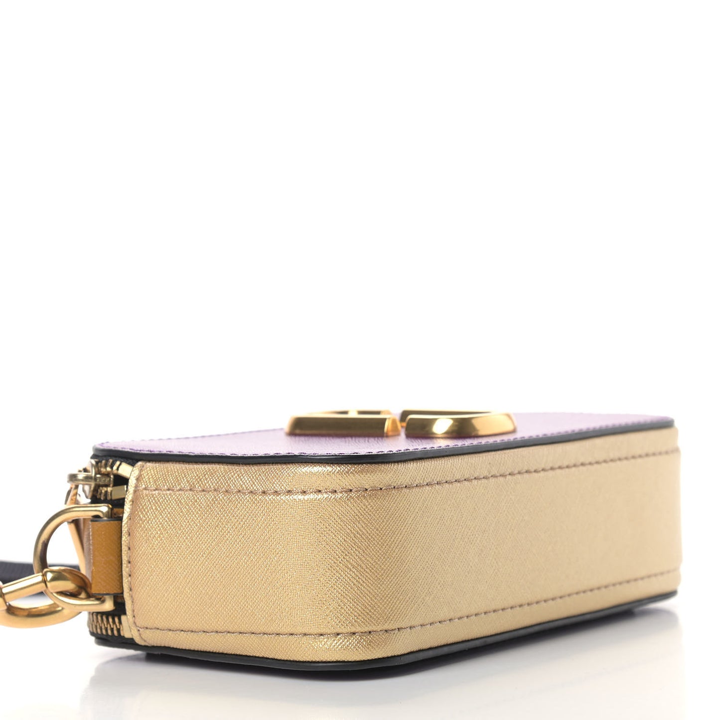 Saffino Small Snapshot Camera Bag Purple Gold