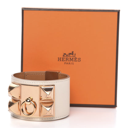 Hermes Swift Collier de Chien CDC Bracelet S Craie 7 of 7