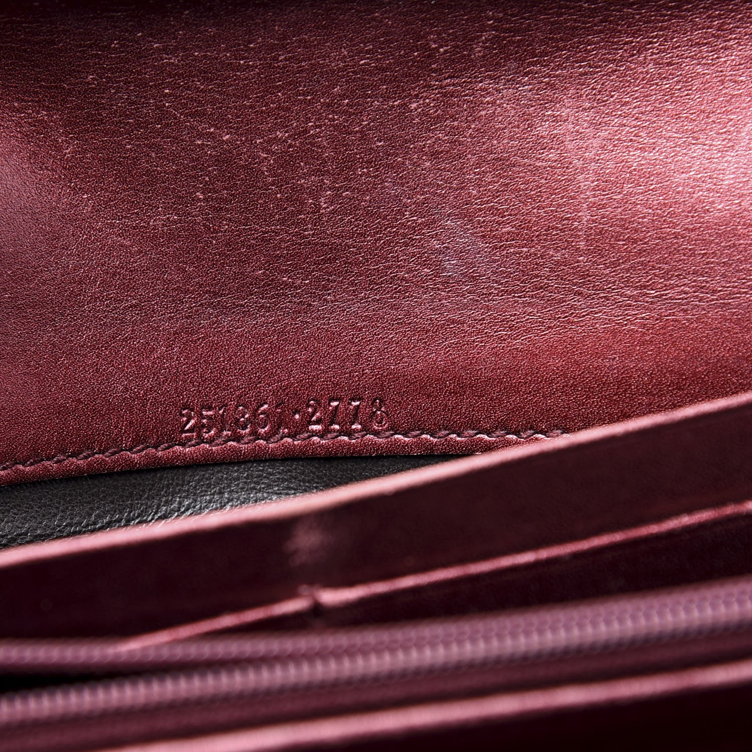 Gucci Shine Guccissima Lovely Heart Continental Wallet Scarlatto 6 of 11