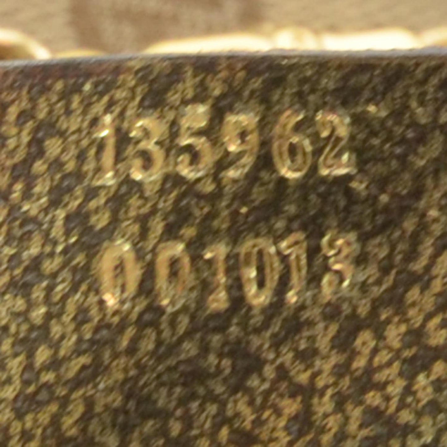 Monogram Bamboo Chain Shoulder Bag Gold