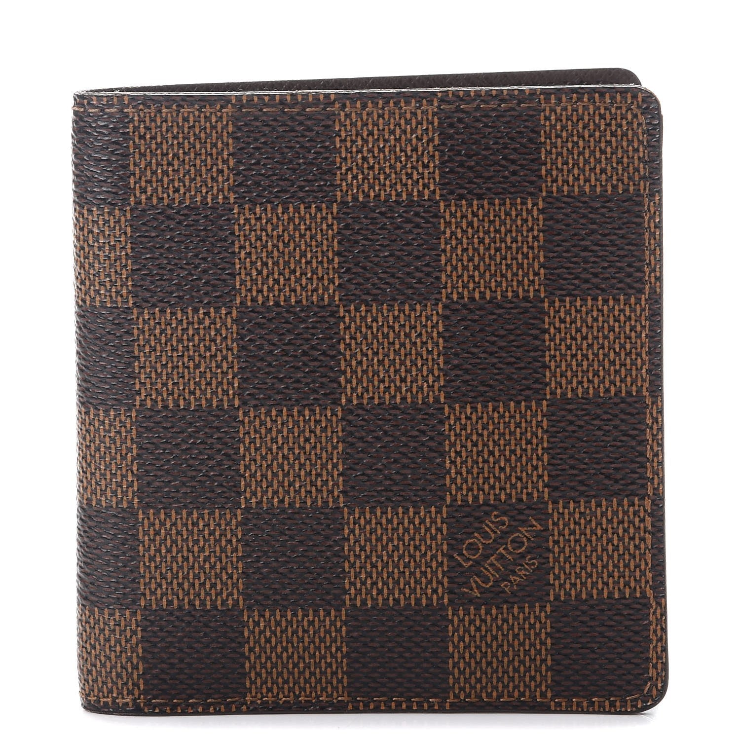 Louis Vuitton Damier Ebene Billfold Wallet 6 Credit Card Slots 1 of 8