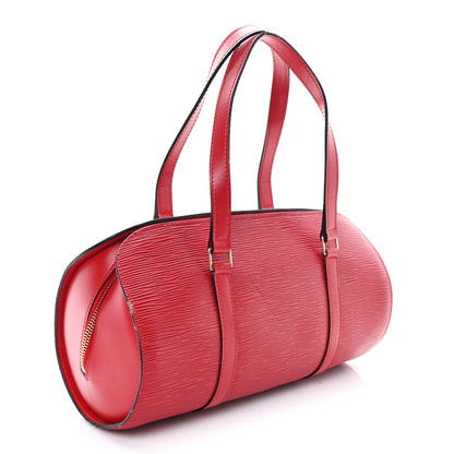 Louis Vuitton Epi Soufflot Castillan Red 4 of 10