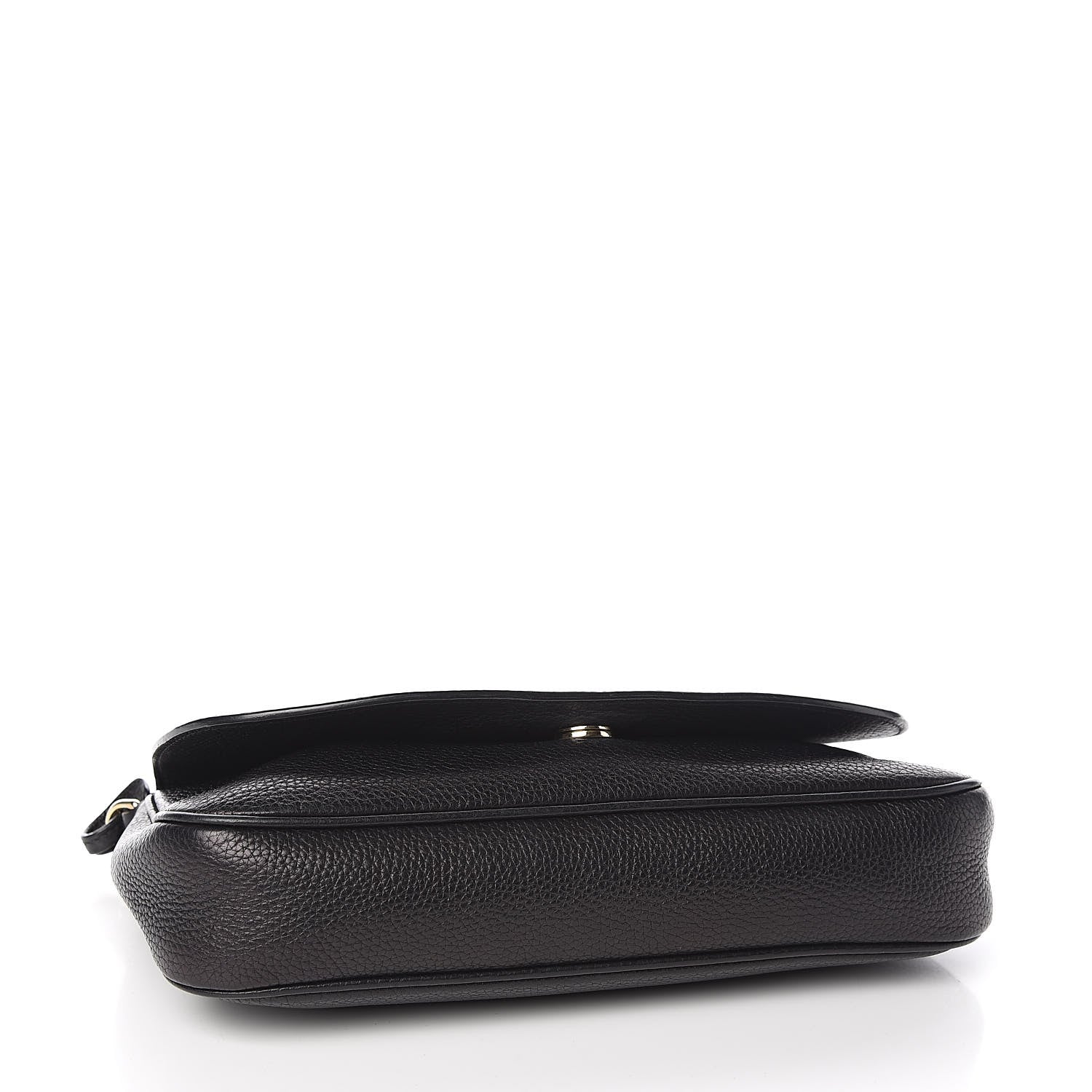 Gucci Pebbled Calfskin Medium Soho Flap Crossbody Black 4 of 10